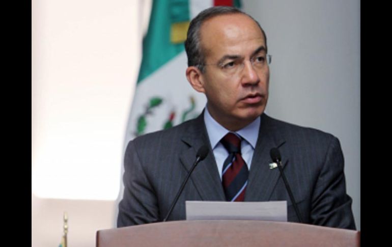 Felipe Calderón Hinojosa, Presidente de México. NTX  /