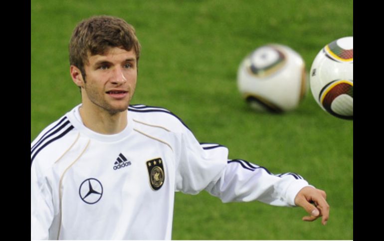 Thomas Mueller es de la figuras jóvenes del Mundial. AFP  /