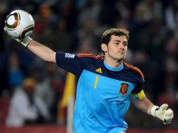 Iker Casillas y España buscan llegar a su primera final de Copa del Mundo. EFE  /