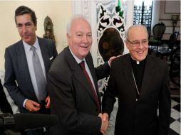 Moratinos se reúne con gobierno e iglesia en Cuba y confía en el éxito obtenido por la visita. EFE  /