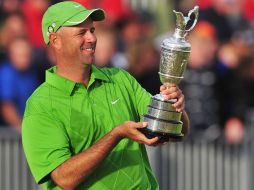 El jugador que gane el British Open podrá llevarse un premio más jugoso. Stewart Cink (foto) ganó el año pasado. ESPECIAL  /