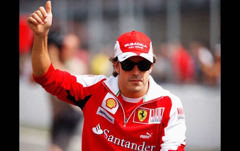 Fernando Alonso apoya a su Selección a través de un comunicado en el blog de Ferrari. GETTY IMAGES SPORTS  /