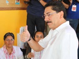 Ulises Ruiz, gobernador saliente de Oaxaca, habría sido castigado por la población con la falta de votos hacia su partido. EL UNIVERSAL  /