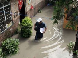 La dependencia pronosticó que las precipitaciones dejarán acumulaciones de cinco a 10 centímetros de inundación. NTX  /