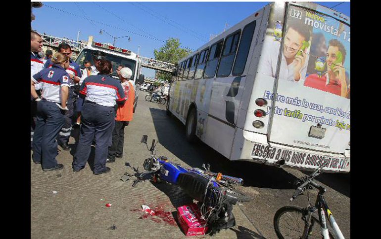 Este año muestra una alza en el número de muertos vinculados al transporte público. ARCHIVO  /