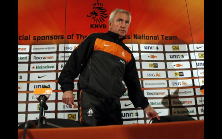 El seleccionador de Holanda, Bert Van Marwijk. AFP  /