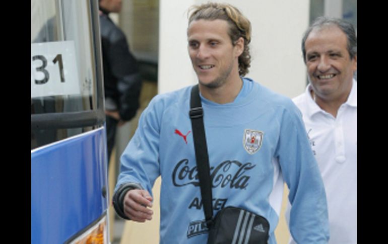 El delantero de la Selección de Uruguay, Diego Forlán. EFE  /