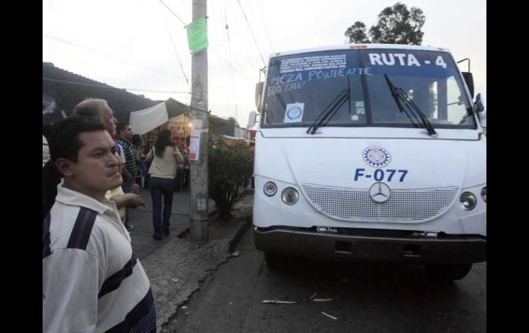 Las cuatro rutas “pirata” estaban conformadas por 105 unidades. S. NÚÑEZ  /