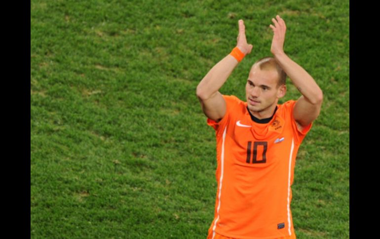 El jugador de la Selección de Holanda, Wesley Sneijder. AFP  /