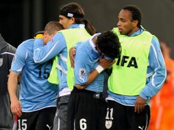 La Selección de Uruguay peleará por el tercer lugar del Mundial, ante Alemania. EFE  /