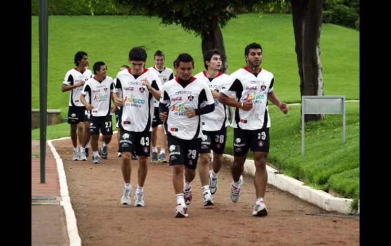 El conjunto rojinegro viajó a Estados Unidos. E. BARRERA  /