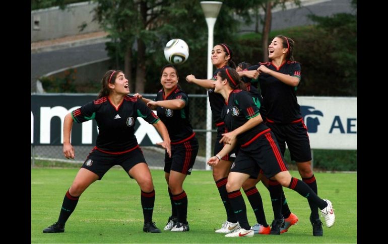 Jugadoras de la Selección femenil de México. MEXSPORT  /