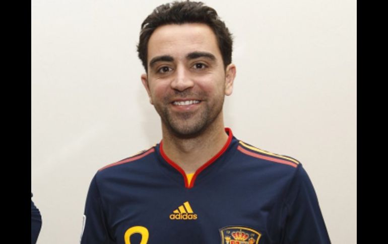 El jugador español Xavi  Hernández posa previa a la Copa del Mundo. EFE  /