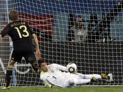 Fernando Muslera, portero de la Selección de Uruguay. AP  /