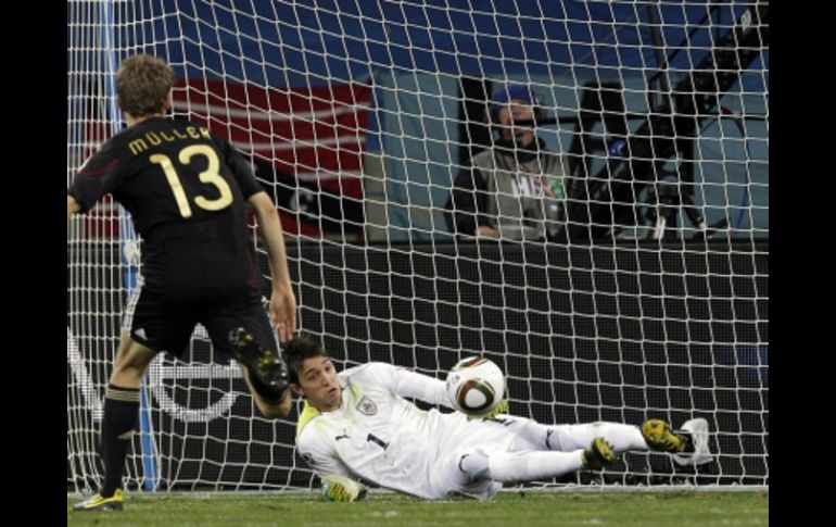 Fernando Muslera, portero de la Selección de Uruguay. AP  /