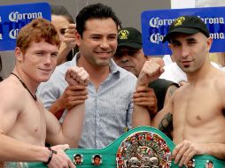 Aficionados ya ha vaticinan triunfo de 'Canelo'. AFP  /