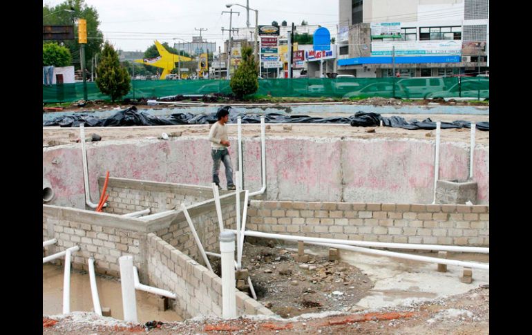 El Ayuntamiento de Guadalajara asegura que se apegan lo más posible al diseño original de la fuente.E. PACHECO  /