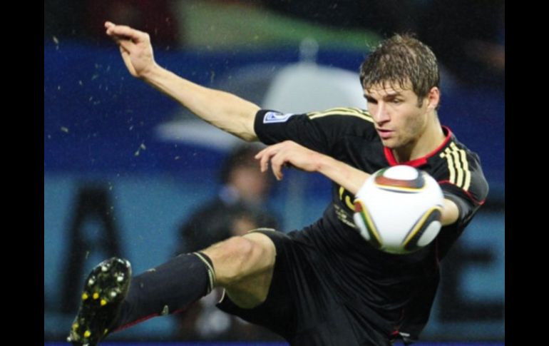 Thomas Mueller durante el duelo ante Uruguay por el tercer lugar del Mundial. AFP  /