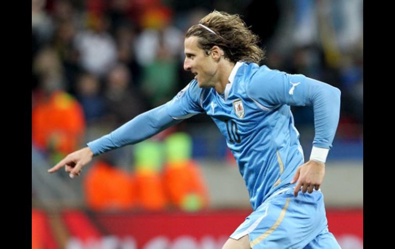 El jugador de la Selección de Uruguay, Diego Forlán. EFE  /