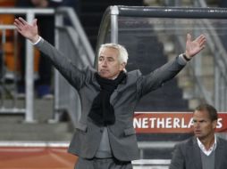 El técnico de Holanda, Bert van Marwijk. AFP  /