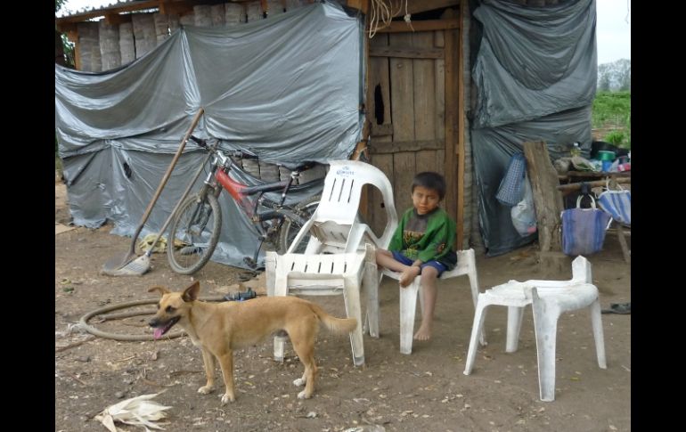 Casa en el municipio de Cihuatlán de jornaleros agrícolas que viven y trabajan en Jalisco sólo en época de cosecha. S. MALDONADO  /