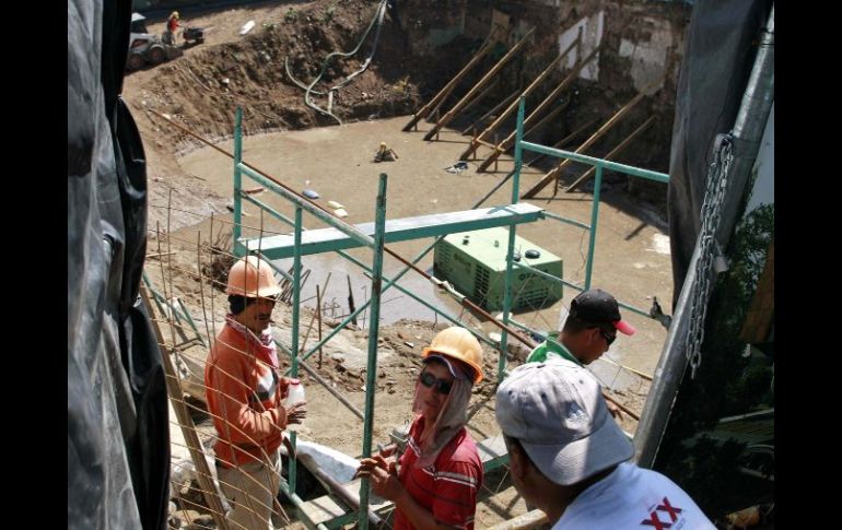 Así luce la construcción del proyecto Q- Country que también revisa el Ayuntamiento de Guadalajara. E. PACHECO  /