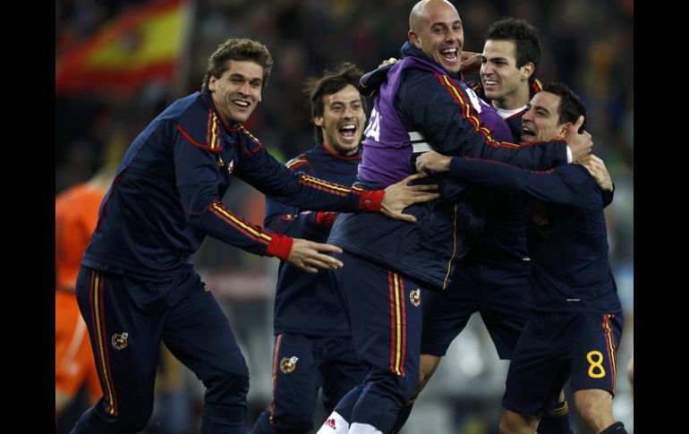 En los últimos años, los españoles se han acostumbrado a celebrar títulos. GETTY IMAGES SPORT  /