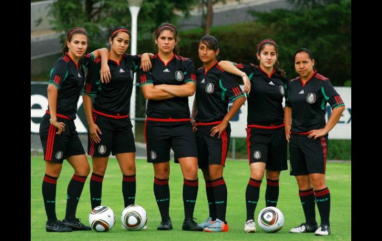 Jugadoras de la Selección femenil de México. MEXSPORT  /