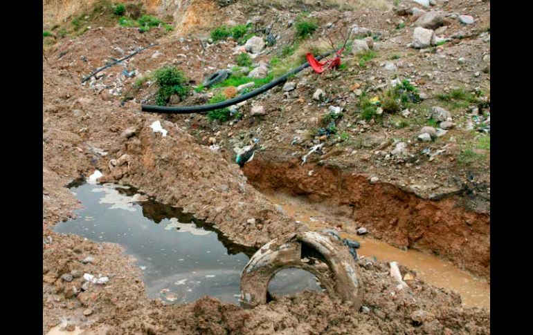 El tiradero de Picachos vierte lixiviados a los arroyos de agua limpia que se encuentran en zonas circundantes. E. PACHECHO  /