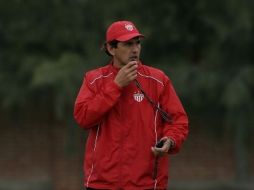 El técnico del Necaxa, Omar Arellano. JAMMEDIA  /