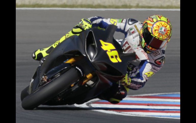 Valentino Rossi durante un entrenamiento. REUTERS  /