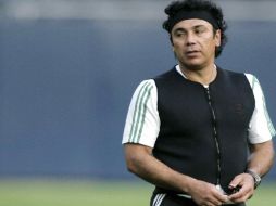 Foto de archivo de Hugo Sánchez frente a la Selecci´´on mexicana. MEXSPORT  /