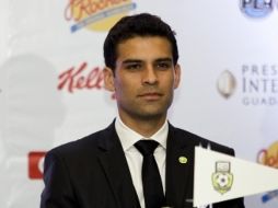 Rafael Márquez durante la conferencia Cena Gala de Campeones. JAMMEDIA  /