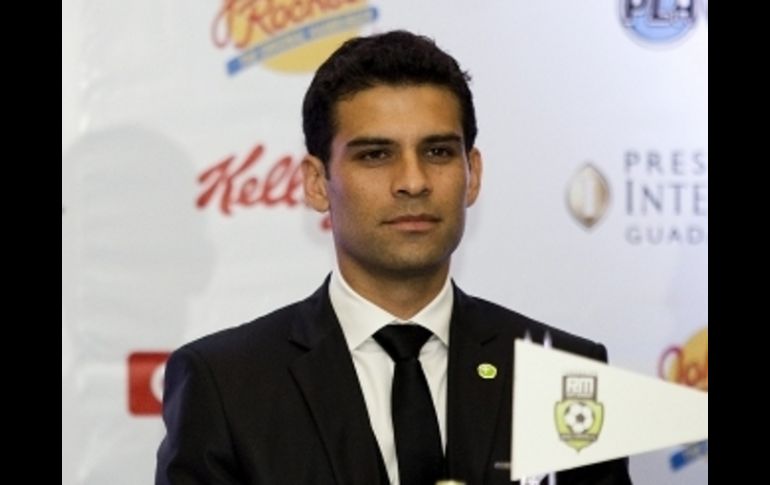 Rafael Márquez durante la conferencia Cena Gala de Campeones. JAMMEDIA  /