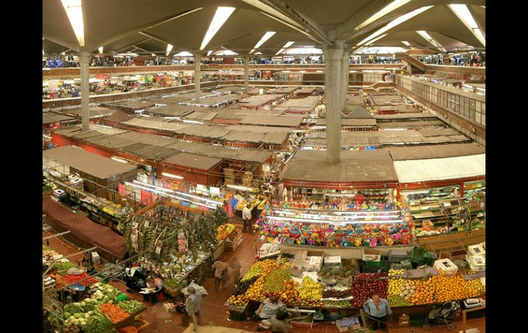 Vista del tianguis de San juan de Dios. ESPECIAL  /