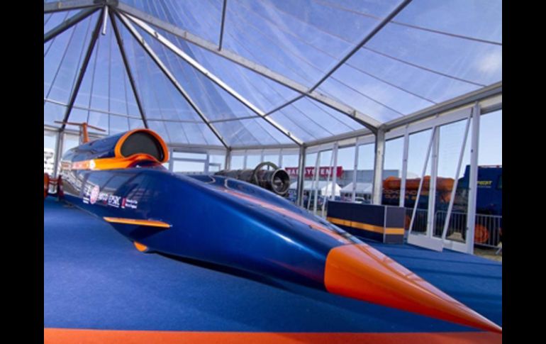 El Bloodhound Supersonic Car. ELMUNDO.ES  /