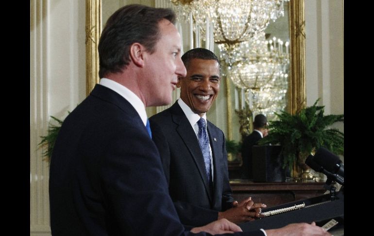 Cameron y Obama se reunieron este martes para analizar temas en común. REUTERS  /