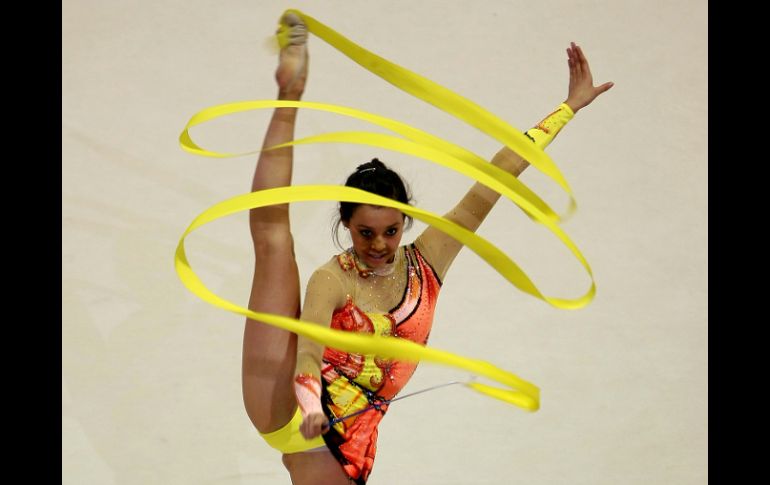 Foto de archivo de Rut Castillo quien se apoderó de una medalla de oro en gimnasia. JAMMEDIA  /