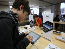 Apple, con sede en Cupertino, California, vendió 3.3 millones de pantallas iPad. ESPECIAL  /