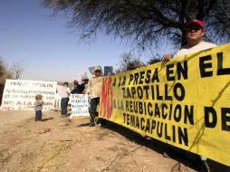 Habitantes de Temacapulín encabezan el movimiento social que se opone a la construcción de la presa El Zapotillo. A. GARCÍA  /