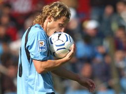 Diego Forlán durante el Mundial de Sudáfrica 2010. JAMMEDIA  /