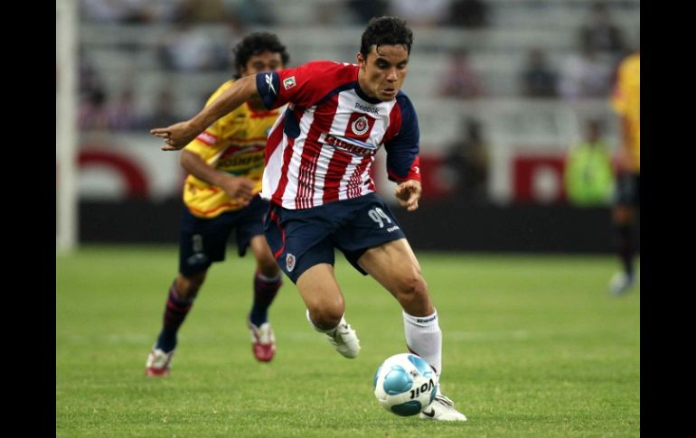 Omar Bravo durante el Torneo Bicentenario 2010. MEXSPORT  /