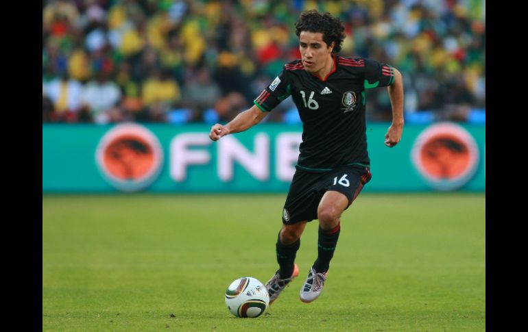 El jugador mexicano Efraín Juárez durante el Mundial de Sudáfrica 2010. JAMMEDIA  /