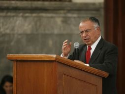 Mariano Azuela asistió a la clausura del Diplomado en Derechos Humanos en Palacio de Gobierno. M. FREYRIA  /