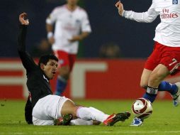 'Maza' Rodríguez jugó el partido completo ante la escuadra del Nuremberg de Alemania. MEXSPORT  /