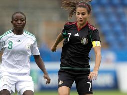 Nayeli Rangel de Mexico, durante el juego contra Nigeria en el Mundial Femenil sub 20. MEXSPORT  /