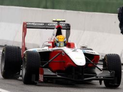 El mexicano Esteban Gutiérrez triunfó en GP3. MEXSPORT  /