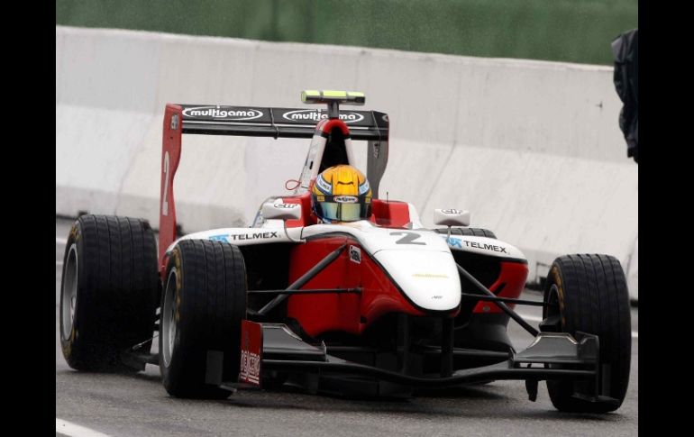 El mexicano Esteban Gutiérrez triunfó en GP3. MEXSPORT  /