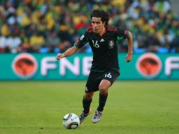 El mexicano Efraín Juárez durante el Mundial de Sudáfrica 2010. JAMMEDIA  /