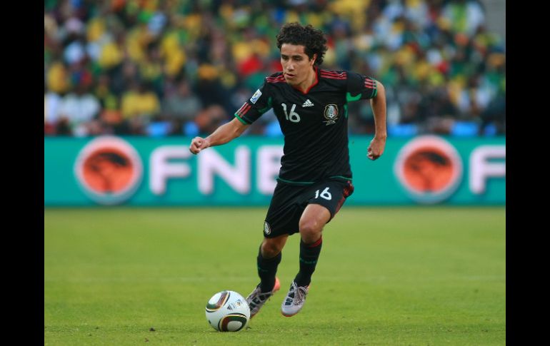 El mexicano Efraín Juárez durante el Mundial de Sudáfrica 2010. JAMMEDIA  /